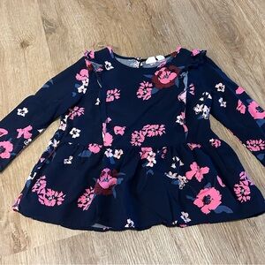 Gap kids floral peplum top